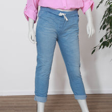 Lade das Bild in den Galerie-Viewer, Joggpants in Jeans Optik
